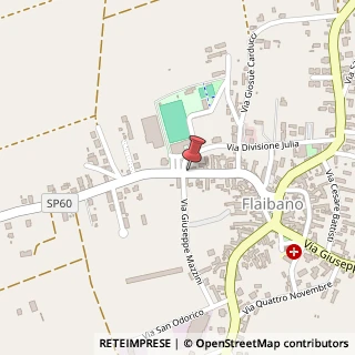 Mappa Via cavour 8/a, 33030 Flaibano, Udine (Friuli-Venezia Giulia)