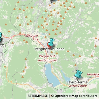 Mappa Via Maier Contrada Taliana, 38057 Pergine Valsugana TN, Italia (7.55875)