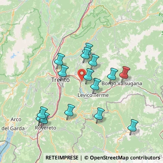 Mappa Via Maier Contrada Taliana, 38057 Pergine Valsugana TN, Italia (14.91533)