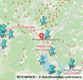 Mappa Località Campagna Granda, 38057 Pergine Valsugana TN, Italia (6.667)