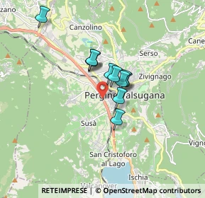 Mappa Località Campagna Granda, 38057 Pergine Valsugana TN, Italia (1.08818)