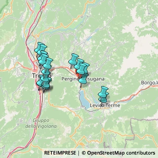 Mappa Ss. 47 Km. 119, 39057 Pergine Valsugana TN, Italia (6.592)