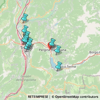 Mappa Ss. 47 Km. 119, 39057 Pergine Valsugana TN, Italia (7.28231)