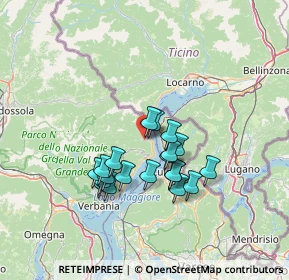 Mappa Via Madonna delle Grazie, 28822 Cannobio VB, Italia (11.2935)