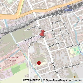 Mappa Via Marsala, 27, 33100 Udine, Udine (Friuli-Venezia Giulia)