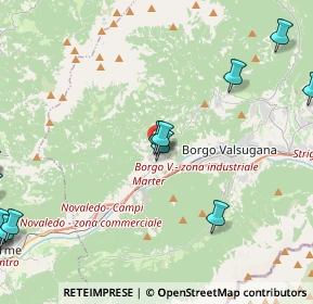 Mappa Via S. Giuseppe, 38050 Borgo Valsugana TN, Italia (7.2245)