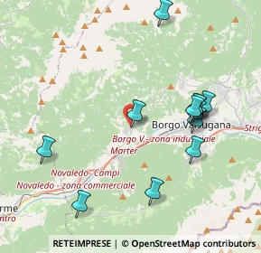 Mappa Via S. Giuseppe, 38050 Borgo Valsugana TN, Italia (4.105)