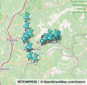 Mappa Via S. Giuseppe, 38050 Borgo Valsugana TN, Italia (9.789)