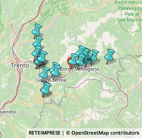 Mappa Via S. Giuseppe, 38050 Borgo Valsugana TN, Italia (11.34)