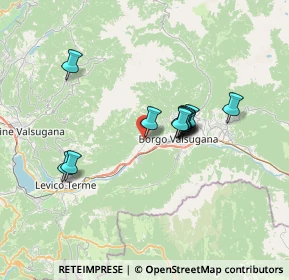 Mappa Via S. Giuseppe, 38050 Borgo Valsugana TN, Italia (5.36417)