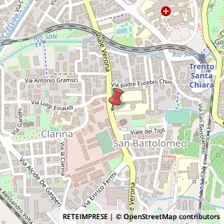 Mappa Viale Verona, 141, 38123 Trento, Trento (Trentino-Alto Adige)