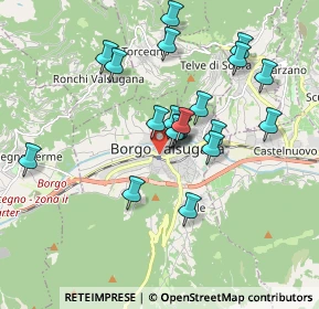 Mappa Corso Ausugum, 38051 Borgo Valsugana TN, Italia (1.632)