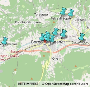 Mappa Corso Ausugum, 38051 Borgo Valsugana TN, Italia (2.21533)