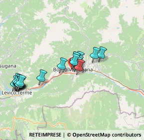 Mappa Corso Ausugum, 38051 Borgo Valsugana TN, Italia (7.0445)