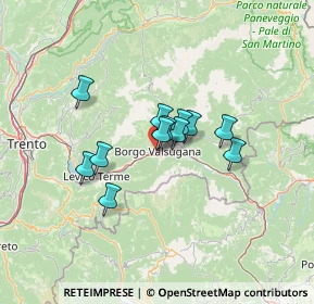 Mappa Corso Ausugum, 38051 Borgo Valsugana TN, Italia (8.84083)