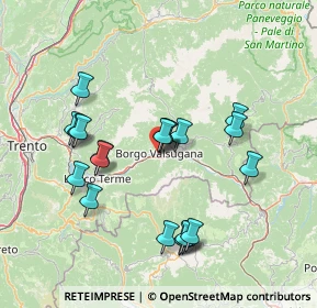 Mappa Corso Ausugum, 38051 Borgo Valsugana TN, Italia (14.087)