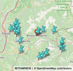 Mappa Corso Ausugum, 38051 Borgo Valsugana TN, Italia (16.9375)
