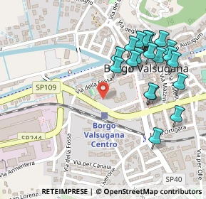 Mappa Corso Ausugum, 38051 Borgo Valsugana TN, Italia (0.2645)