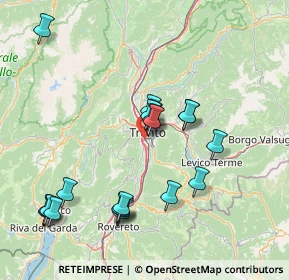 Mappa Via del Maso Smalz, 38122 Trento TN, Italia (15.6905)
