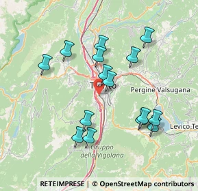 Mappa Via del Maso Smalz, 38122 Trento TN, Italia (7.10267)