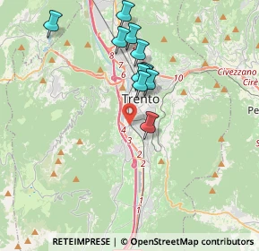 Mappa Via del Maso Smalz, 38122 Trento TN, Italia (3.24909)