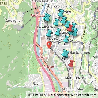 Mappa Via del Maso Smalz, 38122 Trento TN, Italia (1.0175)