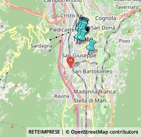 Mappa Via del Maso Smalz, 38122 Trento TN, Italia (1.81529)