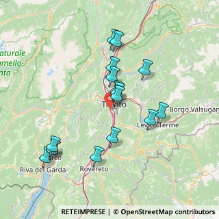 Mappa A22 Brennero - Modena, 38122 Trento TN, Italia (14.5275)
