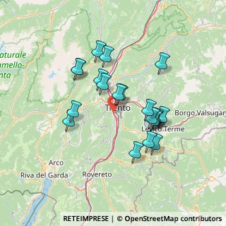 Mappa A22 Brennero - Modena, 38122 Trento TN, Italia (12.441)