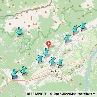 Mappa Via Cardenzan, 32032 Feltre BL, Italia (5.06273)