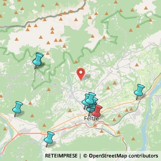 Mappa Via Cardenzan, 32032 Feltre BL, Italia (5.44727)