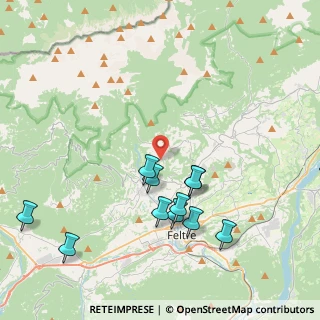 Mappa Via Cardenzan, 32032 Feltre BL, Italia (4.53833)