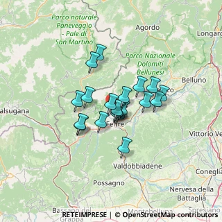 Mappa Via Cardenzan, 32032 Feltre BL, Italia (8.919)