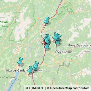 Mappa Via Luigi Einaudi, 38123 Trento TN, Italia (10.57214)