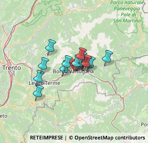 Mappa Via Fratelli Divina, 38051 Borgo Valsugana TN, Italia (7.13133)