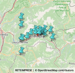 Mappa 38050 Castelnuovo TN, Italia (8.66941)