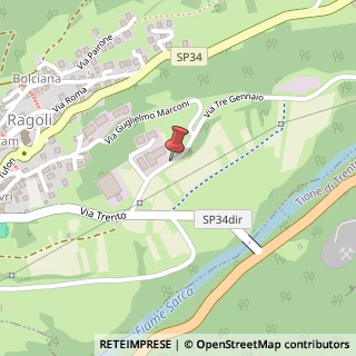 Mappa Via del Lavoro, 4, 38070 Ragoli, Trento (Trentino-Alto Adige)