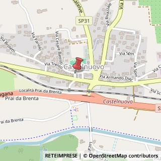 Mappa Via Trento, 17, 38050 Castello Tesino, Trento (Trentino-Alto Adige)