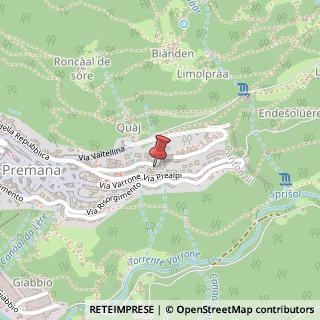 Mappa Via Martiri di Cefalonia, 16/B, 23834 Premana, Lecco (Lombardia)
