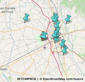 Mappa Via Colloredo, 33037 Pasian di Prato UD, Italia (5.91417)