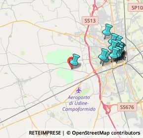 Mappa Via Colloredo, 33037 Pasian di Prato UD, Italia (4.4095)