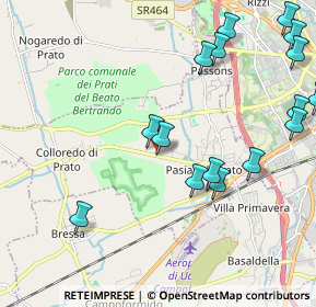 Mappa Via Colloredo, 33037 Pasian di Prato UD, Italia (2.849)