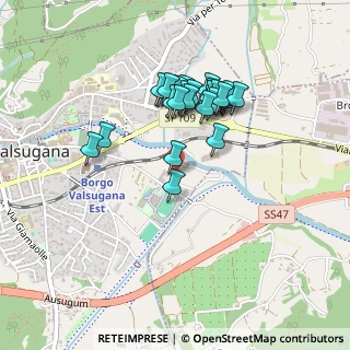 Mappa Presso Centro Protezione Civile, 38051 Borgo Valsugana TN, Italia (0.37308)