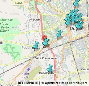 Mappa Via S. Martino, 33037 Pasian di Prato UD, Italia (2.40067)