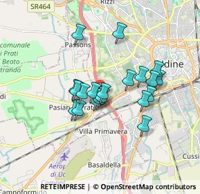 Mappa Via S. Martino, 33037 Pasian di Prato UD, Italia (1.3305)