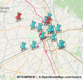 Mappa Via S. Martino, 33037 Pasian di Prato UD, Italia (5.564)