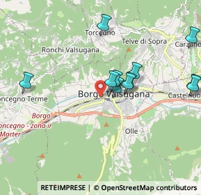 Mappa Via Roma, 38051 Borgo Valsugana TN, Italia (1.85364)