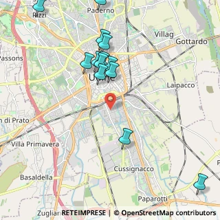 Mappa Via Montebello, 33100 Udine UD, Italia (2.20308)