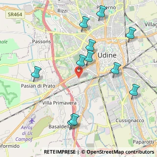 Mappa Via Luigi Gabelli, 33100 Udine UD, Italia (2.24636)