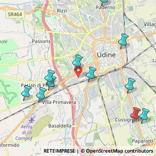 Mappa Via Luigi Gabelli, 33100 Udine UD, Italia (2.55636)